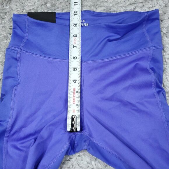 READ Under Armour Infrared Up Pace Compression Tights Leggings Size Small Purple - Picture 4 of 9
